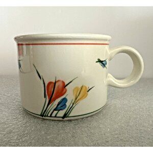Vintage Midwinter Stonehenge Crocus Coffee Tea Cup 6 oz. Spring Flowers England